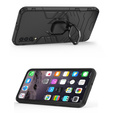 Etui do Samsung Galaxy A50/A50S/A30S, Kickstand Ring, czarne
