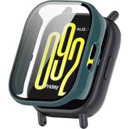 2w1 Etui + Szkło Hartowane do Xiaomi Redmi Watch 5 Active, Zielone