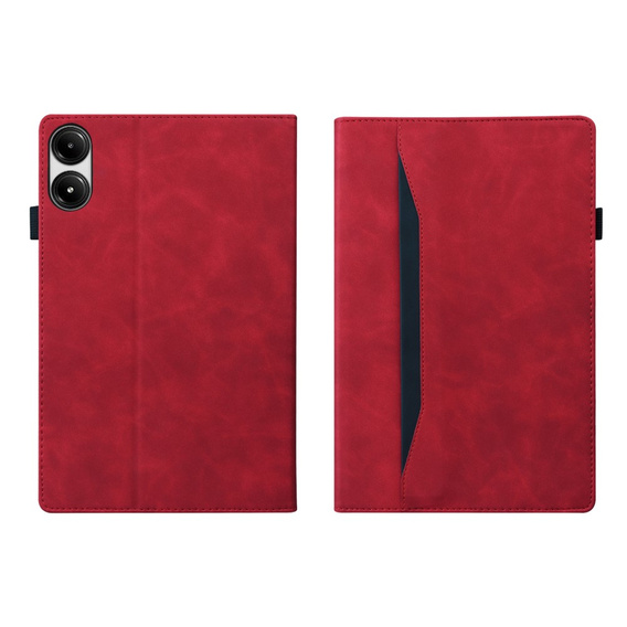 Etui do Xiaomi Redmi Pad Pro / Xiaomi Poco Pad, Classic, z miejscem na rysik, czerwone