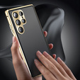 Etui do Samsung Galaxy S25 Ultra, Privacy Dual Glass, złote
