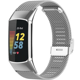 Bransoleta do Fitbit Charge 5, Srebrna