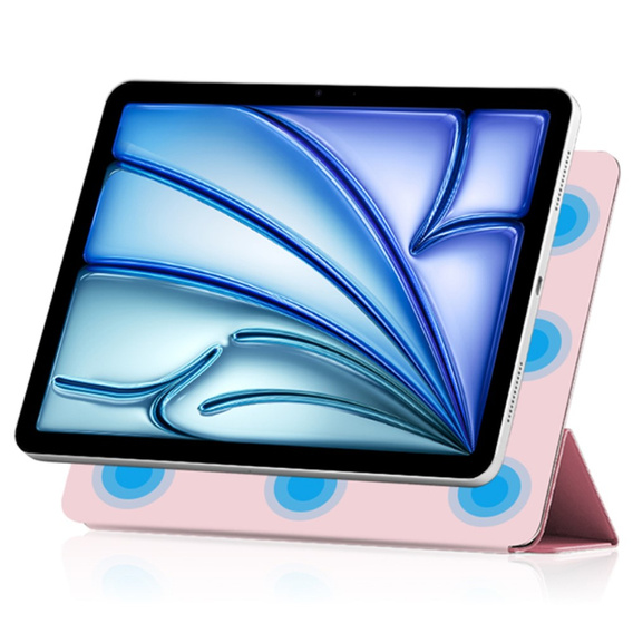 Etui do iPad Air 13" 2025/2024 (7/6 gen.), Magnetic smartcase, różowe
