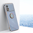 Etui do Xiaomi Poco M4 Pro 4G, Electro Ring, niebieskie