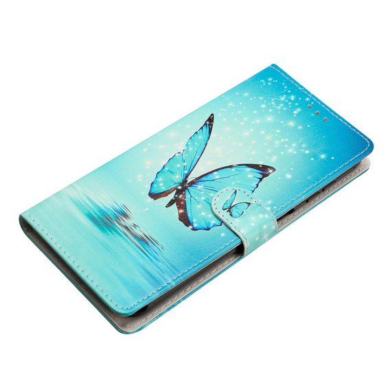 Etui z klapką do Xiaomi 13 Lite, Wallet, Butterfly niebieskie