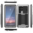 Etui pancerne do Samsung Galaxy S24 Ultra, R-JUST, srebrne