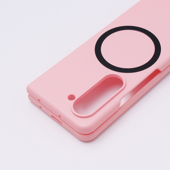 Etui Skin-touch do Samsung Galaxy Z Fold5 5G, MagSafe, różowe