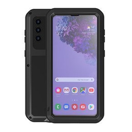 OUTLET Etui Love Mei do Samsung Galaxy S21+ Plus, pancerne ze szkłem, czarne