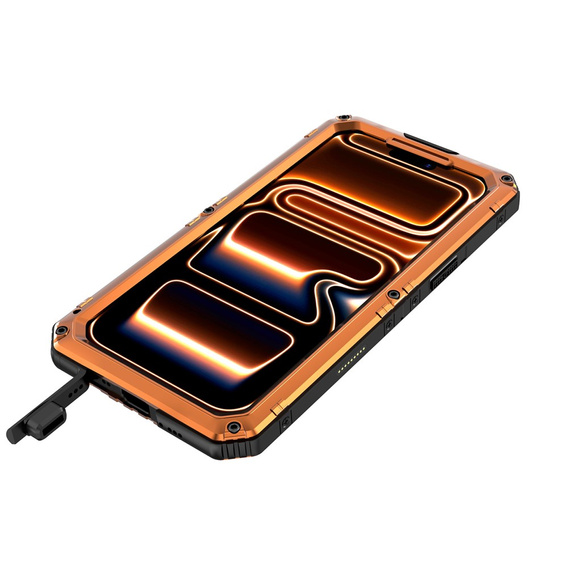 Etui Wodoodporne IP68 do iPhone 17 Pro, pomarańczowe