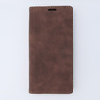 Etui do Motorola Moto G13/ G23 4G, ERBORD Vintage portfel z klapką, kawowe