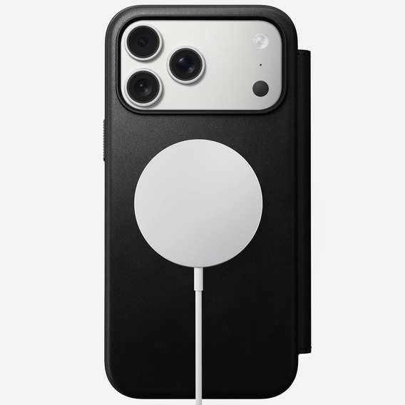 Etui Nomad do iPhone 17 Pro Max, Modern Leather Folio, czarne
