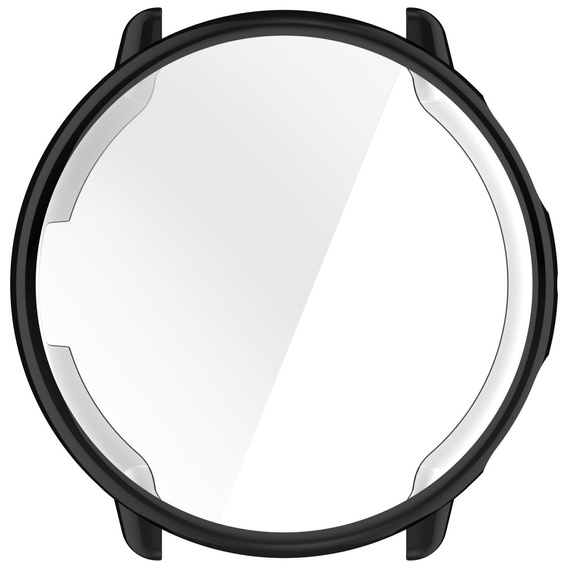 2w1 Etui z Osłoną na ekran do Amazfit Active 2, Czarne