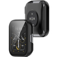 2w1 Etui z wbudowanym szkłem hartowanym do Realme Watch 2 Pro, Czarny