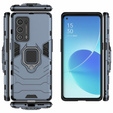 Etui do Oppo Reno6 Pro 5G / Pro+ 5G, Kickstand Ring, niebieskie