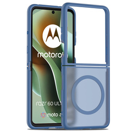 Etui Hybrid MagSafe do Motorola Razr 60 Ultra – niebieskie