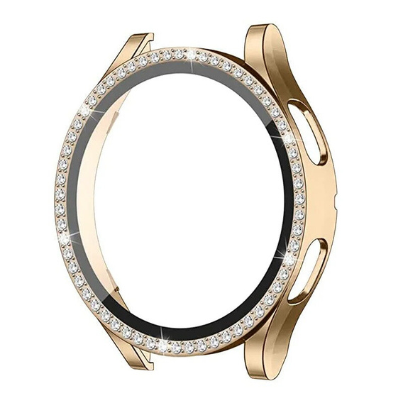 2w1 Etui + Szkło Hartowane do Samsung Galaxy Watch 7 44mm, Złote