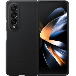 Oryginalne Etui Samsung do Galaxy Z Fold 4, Leather Flip Cover, czarne