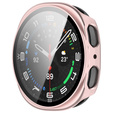 2w1 Etui + Szkło Hartowane do Samsung Galaxy Watch 8 40mm, Różowe