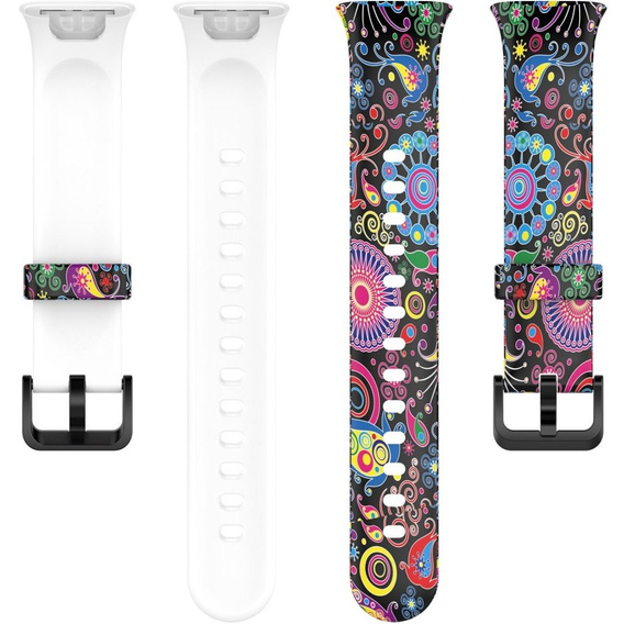 Pasek Silikonowy do Xiaomi Mi Band 7 Pro, Peacock