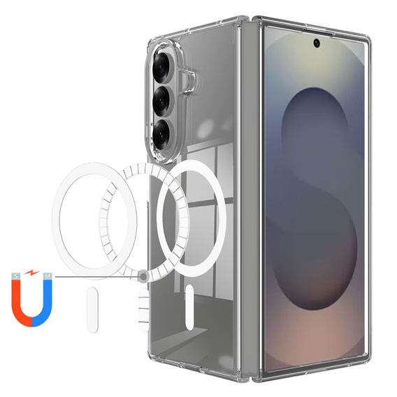 Etui z funkcją MagSafe do Samsung Galaxy Z Fold7 5G - Przezroczyste