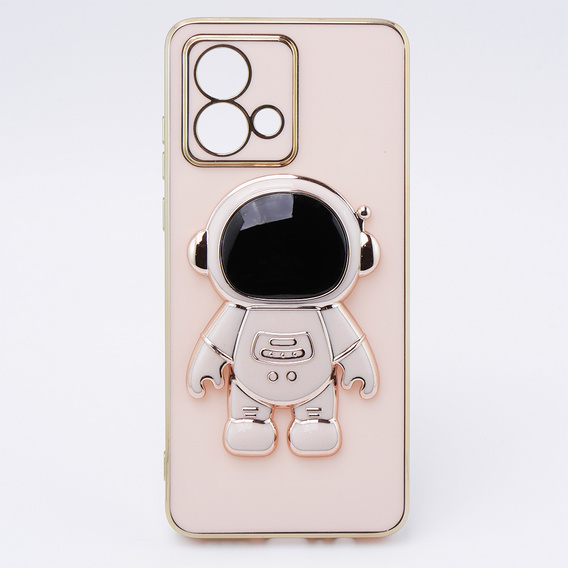 Etui do Motorola Moto G84 5G, Astronaut, różowe rose gold