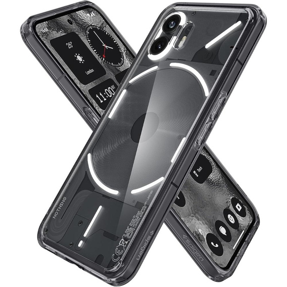 OUTLET Etui Spigen do Nothing Phone 2, Ultra Hybrid, Space Crystal, Szare