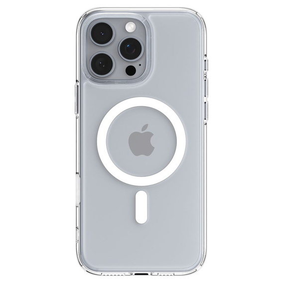 Etui z MagSafe Spigen do iPhone 16 Pro Max, Ultra Hybrid "T", Przezroczyste