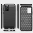 Etui do Samsung Galaxy A13 4G, Karbon, czarne