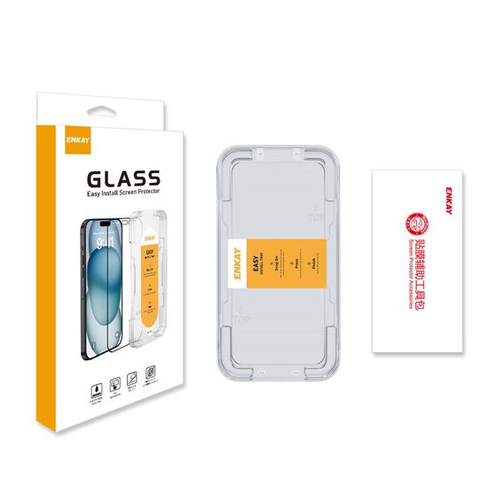 Szkło hartowane 0.18 mm do Xiaomi 15 – cienkie, 9H, z szybkim montażem i obsługą odblokowania twarzą i palcem