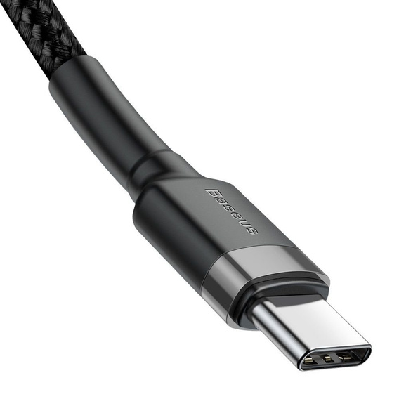 BASEUS Kabel USB PD60W/QC3.0 Type-C 200cm - Grey/Black