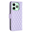 Etui z klapką do Infinix Hot 40i, Wallet, BINFEN COLOR, fioletowe