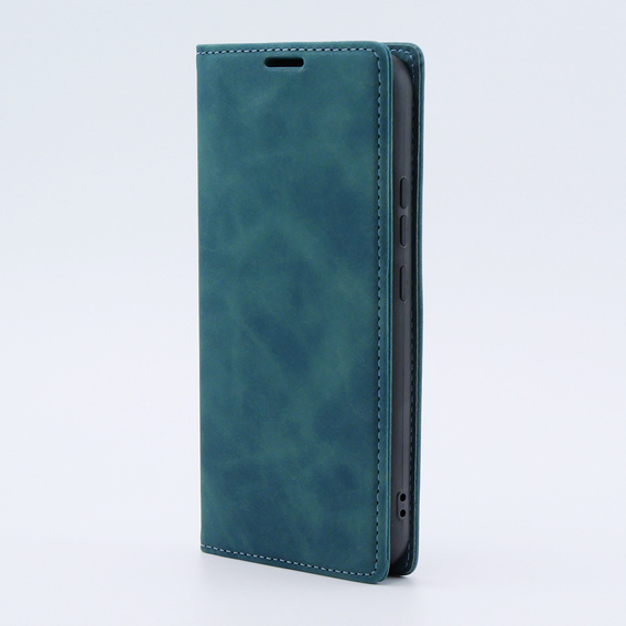 Etui do Samsung Galaxy A34 5G, ERBORD Vintage portfel z klapką, niebieskie