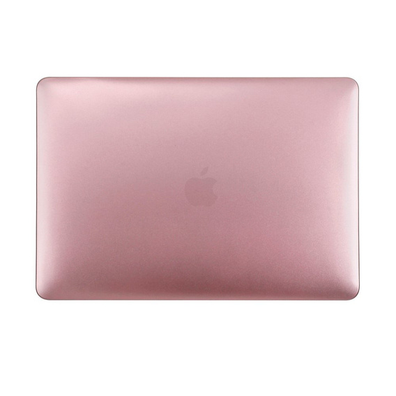 Etui do Macbook Pro 13 A1706 A1708 A1989 A2159 A2251 A2289 A2338, Hard Case Obudowa, Różowe, Rose Gold