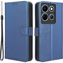 Etui z klapką do Infinix Note 30 5G, Wallet Smart Magnet, niebieskie