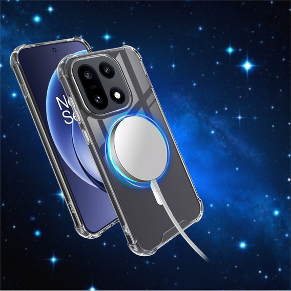 Etui IMAK do OnePlus 15, Clear Case, do MagSafe, przezroczyste