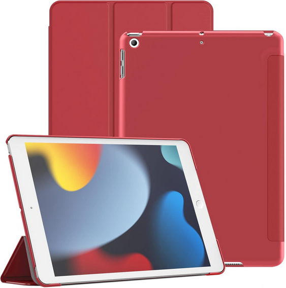 Etui do iPad 10.2" 2021/2020/2019 (9/8/7 gen.), Smartcase, czerwone