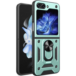Etui pancerne do Samsung Galaxy Z Flip5 5G, Nox Case Ring, zielone
