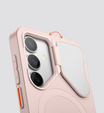 Etui do Samsung Galaxy S25, Suritch Shockproof, do MagSafe, różowe