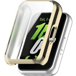2w1 Etui z Osłoną na ekran do Samsung Galaxy Fit 3, Złote