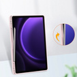 Etui do Samsung Galaxy Tab S9 FE / S10 FE, Smartcase Hybrid, z miejscem na rysik, różowe