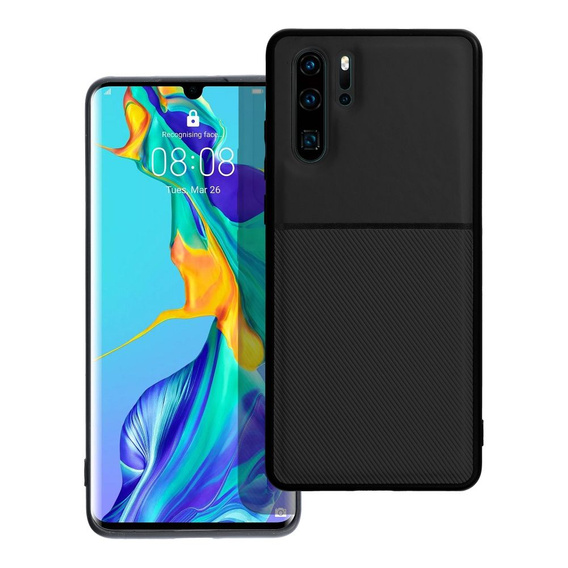 Etui do Huawei P30 Pro, z blaszką do uchwytu magnetycznego, czarne