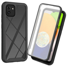 Etui do Samsung Galaxy A03, Shockproof, z folią, czarne