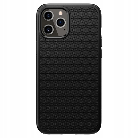 OUTLET Etui Spigen do iPhone 12/12 Pro, Liquid Air, czarne