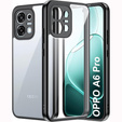 Etui do Oppo A6 Pro 5G, Fusion Hybrid, przezroczyste z czarną ramką