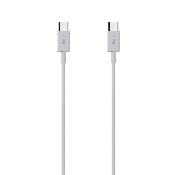 Allity AUC-03 USB-C – USB-C 1.0 m 60W, szybkie ładowanie - biały 
