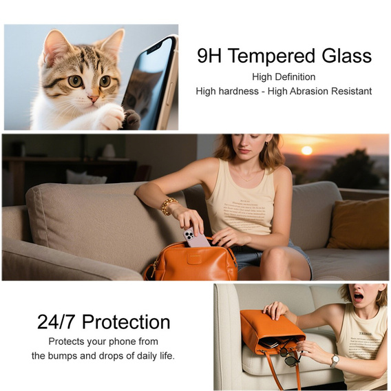 Szkło Hartowane IMAK do Xiaomi 17 Pro Max z ramką pozycjonującą, czarne