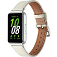 Pasek Skórzany do Samsung Galaxy Fit 3, Beżowy