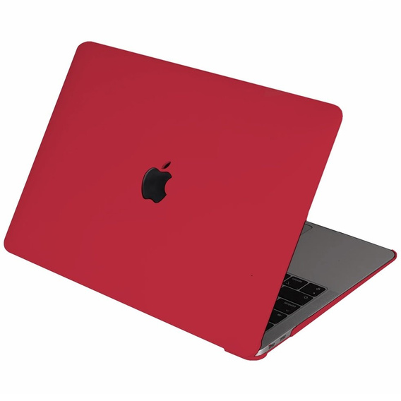 Etui do Macbook Pro 14.2 A2442, HardShell, czerwone