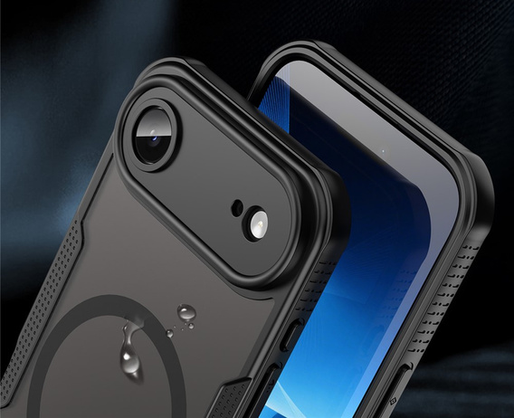 Etui do iPhone Air, do MagSafe, matowe pancerne, czarne