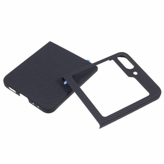 Etui do Samsung Galaxy Z Flip7 FE / Z Flip6, 600D Aramid Fiber Cover, czarne