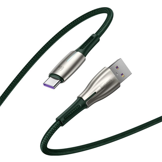 Baseus kabel Cafule Metal USB – USB-C 0,25 m 66W - czarny
